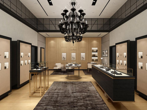 All'interno della nuova boutique di Vacheron Constantin nel centro commerciale Yorkdale di Toronto.